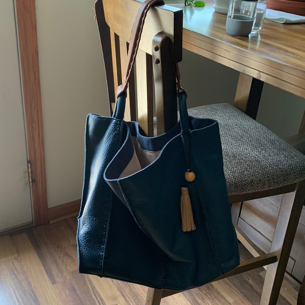 The Sak Los Feliz Large Tote and card holder